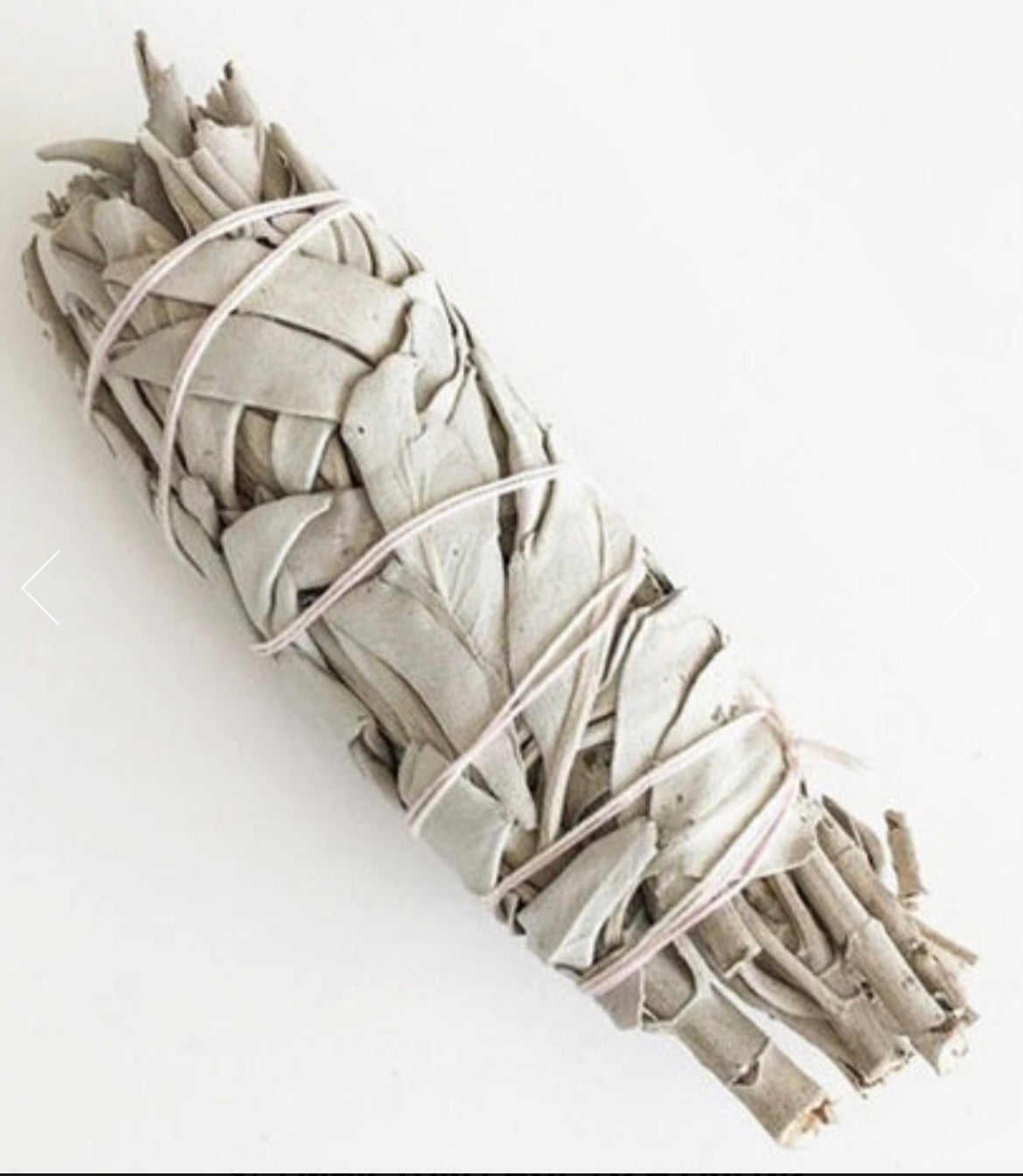 White Sage 3"-4" Smudge Bundle (Wand)